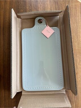 Kate Spade Willow Drive Gray Serving or Charcuterie Board New With Box/Tags